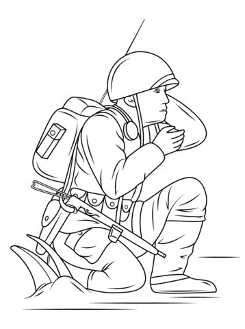 Navajo Code Talkers coloring page | Free Printable Coloring Pages