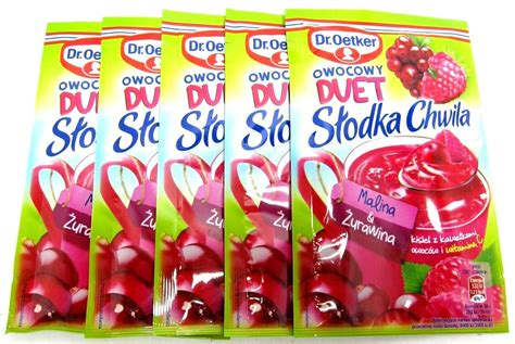 Dr Oetker Slodka Chwila Kisiel Hot Jelly Treat In A Mug Raspberry