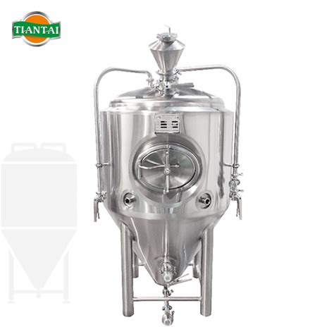 L Stainless Steel Double Wall Side Manway Beer Fermenter Tank Beer