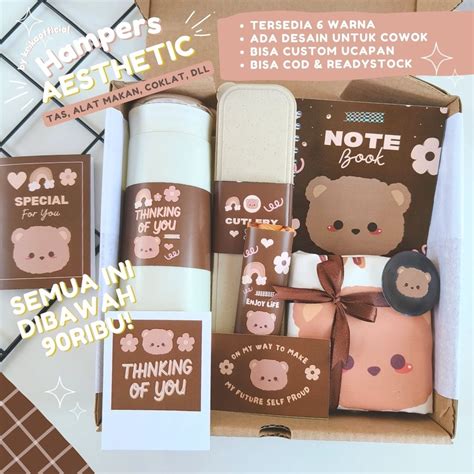 Jual Hampers Aesthetic Kado Cewek Cowok Kado Ulang Tahun Anniversary