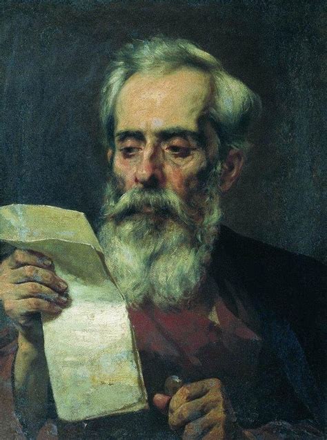 The Old Man Reading A Letter Painting By Fyodor Bronnikow Fine Art