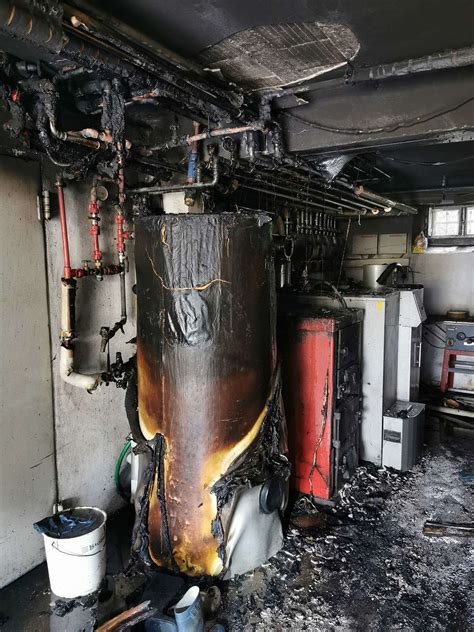 Heizungsbrand Bei Einem Landwirtschaftlichen Objekt