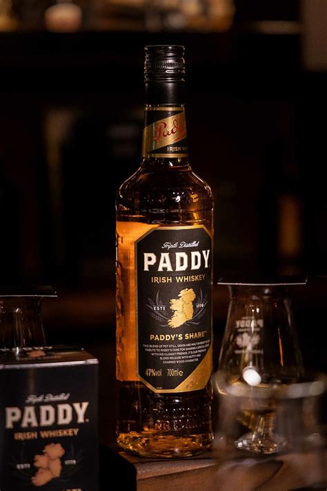 Paddy Irish Whiskey Releases New Premium Blend ‘paddys Share At The