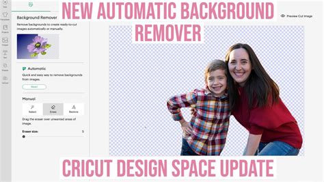 NEW AUTOMATIC BACKGROUND REMOVER TOOL IN CRICUT DESIGN SPACE CRICUT