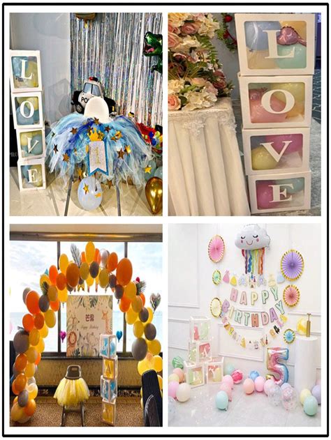 4pcs Pink Surprise Confession Party Boxes, Confession Event Decor, Date