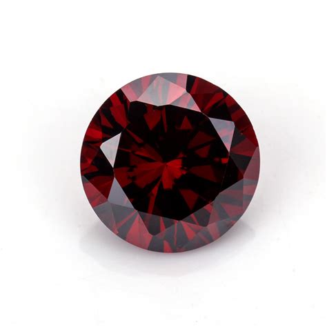 Synthetic Cubic Zirconia Round Garnet 80mm Loose Cz Gemstones Buy