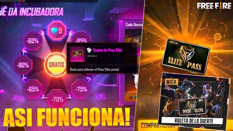 Así Funciona EVENTO RULETA DE LA SUERTE EN FREE FIRE PASE ELITE EN 9