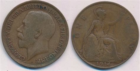 Gro Britannien Penny George V Vf Ma Shops