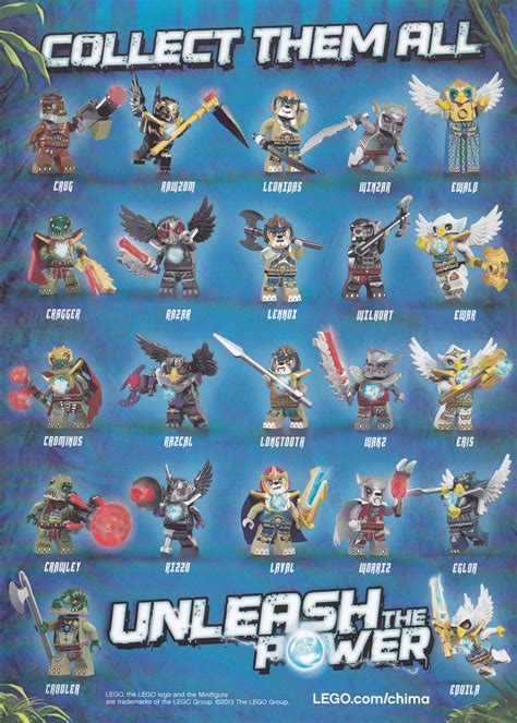 LEGO Legend of Chima Cartoon Series Premiere & Minifigures Names ...