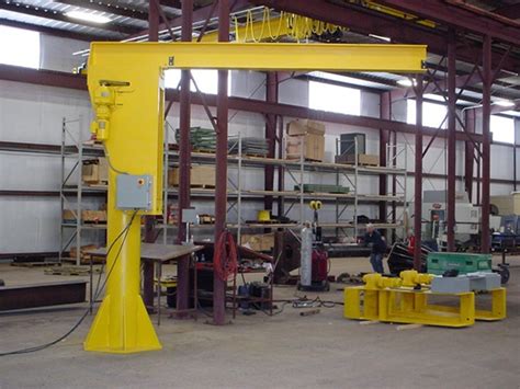 Floor Mounted Jib Crane Has High Efficiency To Make Lifting Work Easier