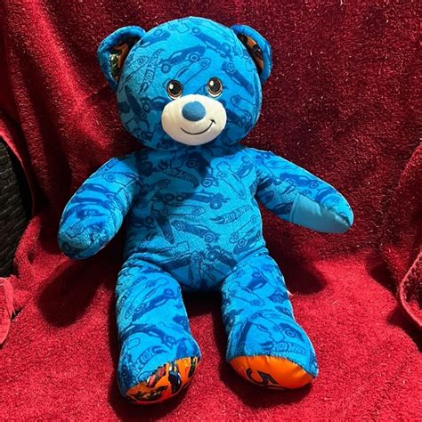 Build A Bear Toys Buildabear Blue Hot Wheels Stuffed Toy Poshmark