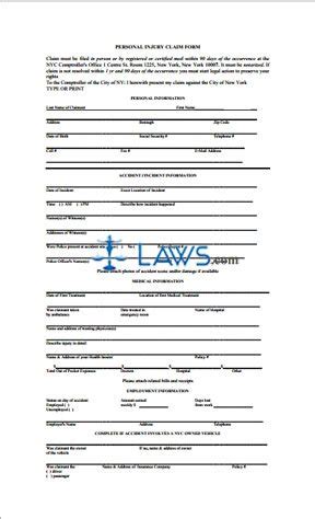 Personal Injury Legal Forms Free Legal Forms Laws