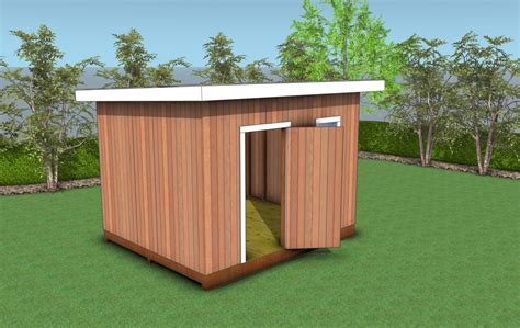 X Shed With Flat Roof Free Diy Plans Howtospecialist How To