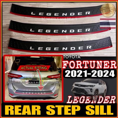 Toyota Fortuner Legender Rear Step Sill Shopee Philippines