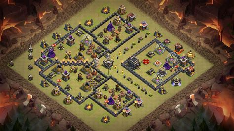 Th9 War Base And Farming Base Layouts Tec Clashzz Tec Clashzz Clash