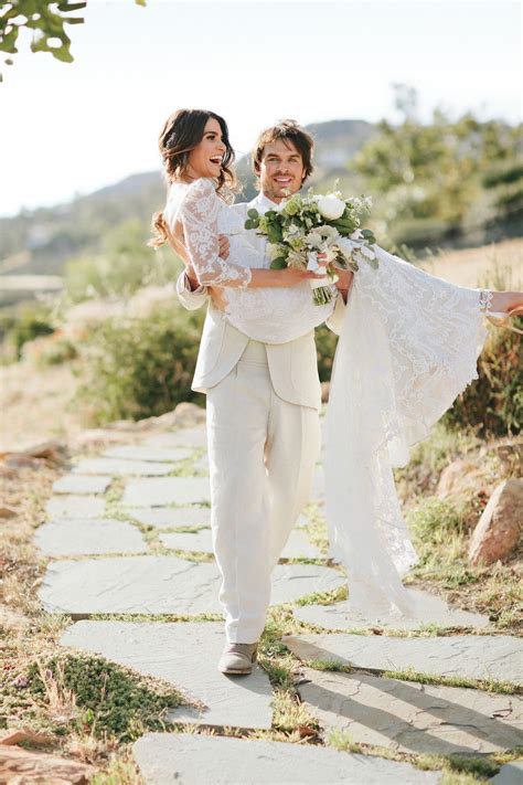 Nikki Reed, Ian Somerhalder share details from their surprise wedding ...