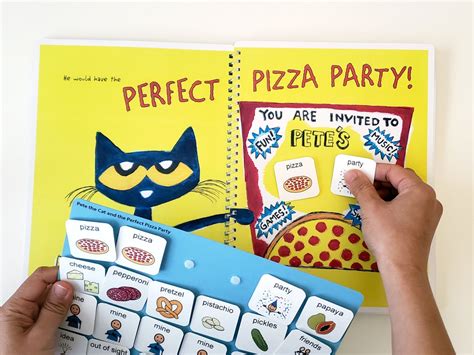 Pete the Cat Perfect Pizza Party Adapted Children's Book - Etsy