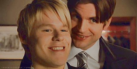 Queer As Gifs, Brian Kinney & Justin Taylor || Our love doesn’t...