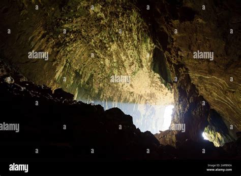 View Inside Deer Cave In Gunung Mulu National Park Borneo Sarawak