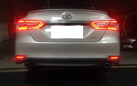 Full Led Bumper Reflector Tail And Brake Lights For 18 Up Toyota Camry