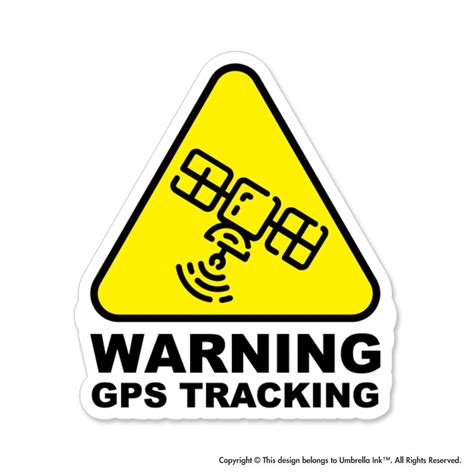 Gps Tracking Werk Sticker Sign Waarschuwing Sticker Auto Etsy