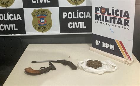 Membro De Facção Criminosa é Preso Com Armas De Fogo E Porção De