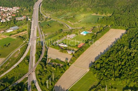 Karlsruhe Aus Der Vogelperspektive Sportplatz Fussballplatz Des Allg