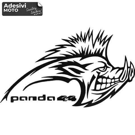 Boar Panda 4x4 Sticker Type 2 Hood Doors Sides Off Road Car Adesivi