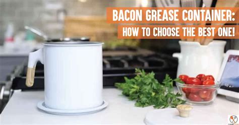 Vintage Bacon Grease Container CuisineGizmo