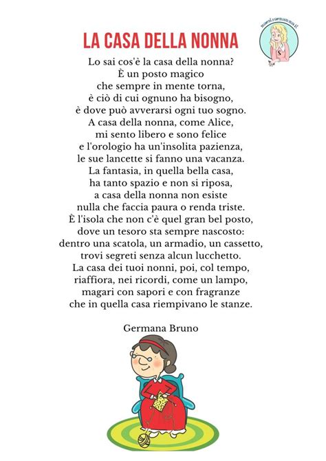 La Casa Della Nonna Poesia Per La Festa Dei Nonni Di Germana Bruno