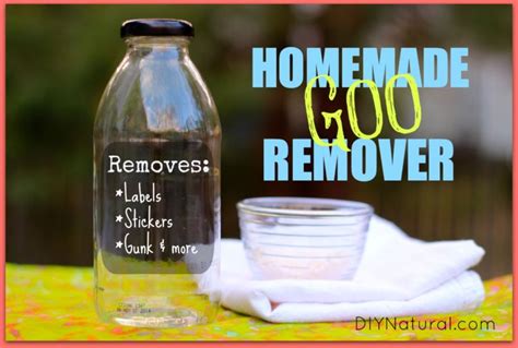 Adhesive Remover: Simple, Natural Homemade Goo Gone Recipe