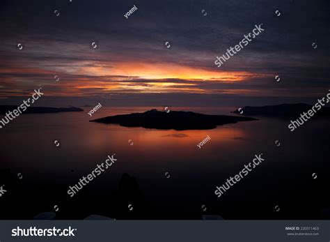 Santorini Caldera Sunset Stock Photo 220311463 | Shutterstock