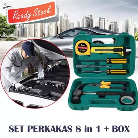 Jual Perkakas Tukang Lengkap Kotak Toll Box Perkakas Alat Set Perkakas