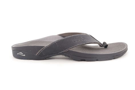 Abeo Zuma Sandals Black Mens Size 8 Neutral Footbed Ebay