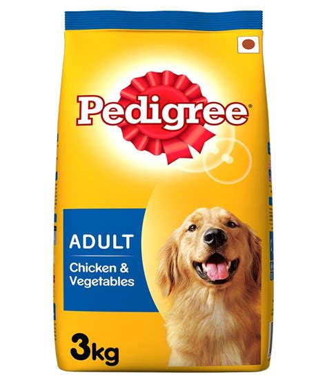 Pedigree Adult Dog Food Chicken And Vegetables 3 Kg Pack Buy