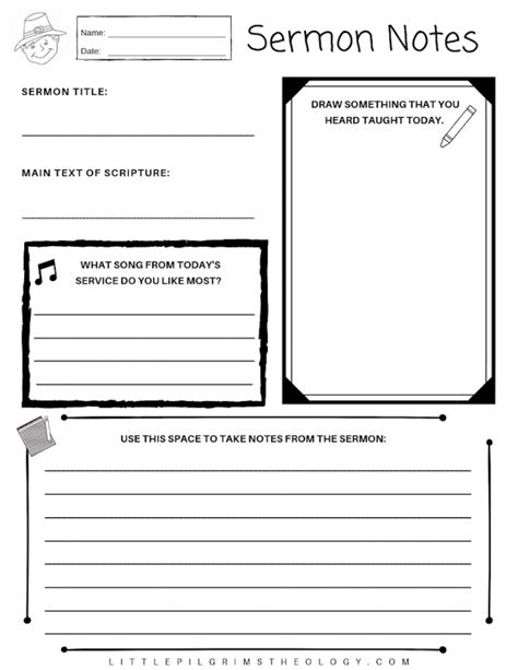 Free Printable Sermon Notes For Adults Free Printable A Z