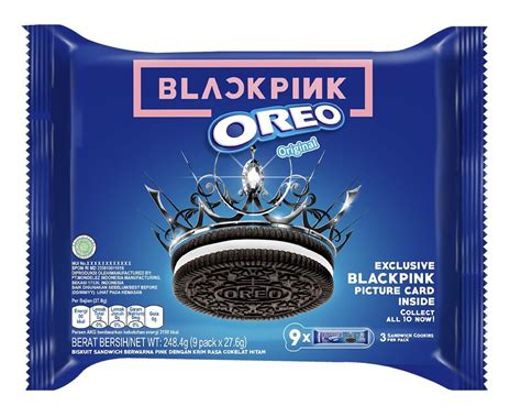 Oreo X Blackpink Sandwich Cookies Limited Edition With Picture Card