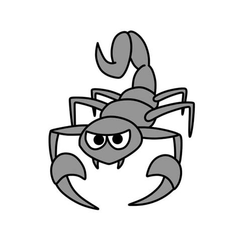 Como Desenhar Um Escorpiao - Desenhando-um-escorpiao-passo9