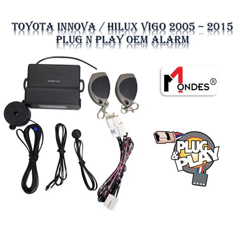 Toyota Hilux Vigo Innova Oem Plug Play Car Alarm System