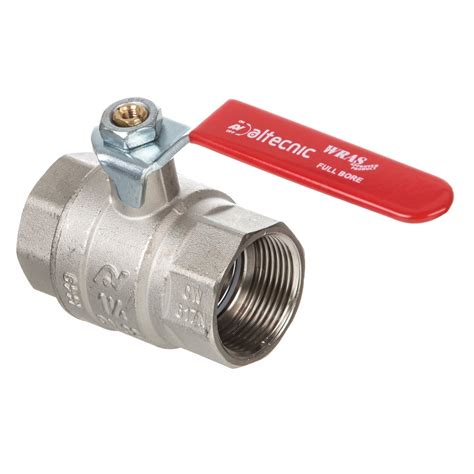 Intaball Lever Ball Valve Red Handle