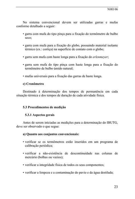 Nho 06 Norma De Higiene Ocupacional Calor PDF