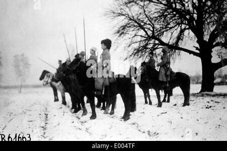 Russian Cossacks During World War I At The Outbreak Of World War I