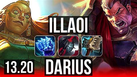 Illaoi Vs Darius Top 10 Solo Kills 800 Games 1 2m Mastery Na