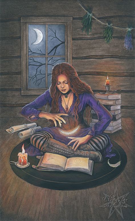 Witch Magic Gothic Fantasy Art PSP Tube ElvenstarArt