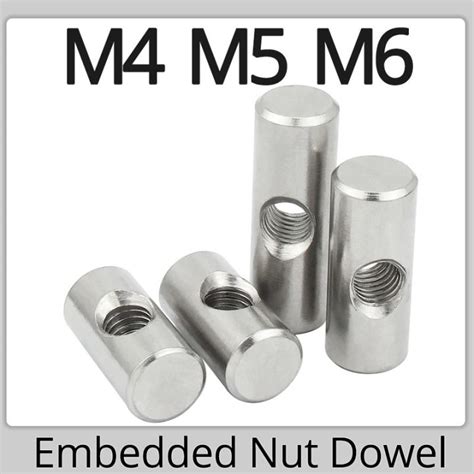 สลักน็อตถัง M4 M5 M6ทรงกระบอก Pin 304สแตนเลส Dowel Cross Hole Hammer