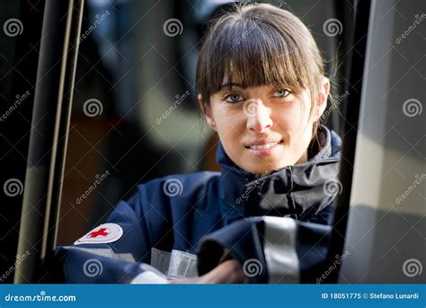 Paramedic Stock Image Image Of Adult Horizontal Color 18051775