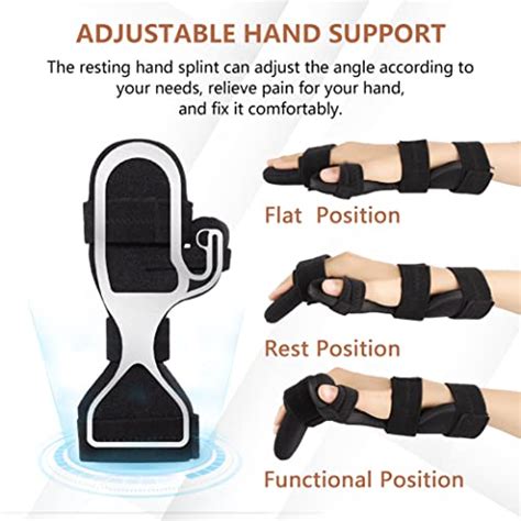 Resting Hand Brace Soft Stroke Hand Splint Night Support For Men And