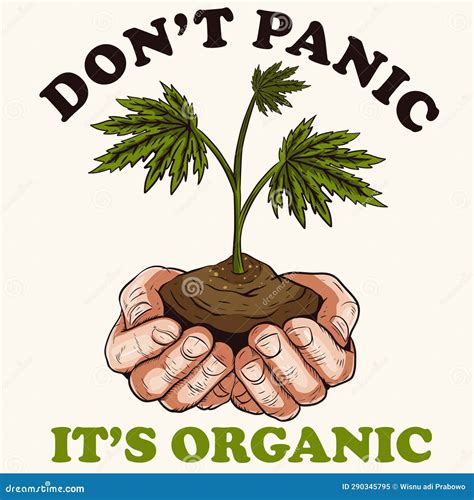 Don T Panic It S Organic Perfect For Poster Sticker Tshirt And