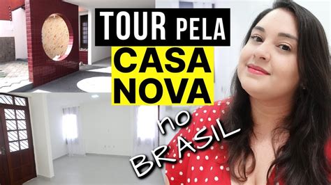 TOUR PELA CASA NOVA NO BRASIL Casa Minimalista Minimalismo Na