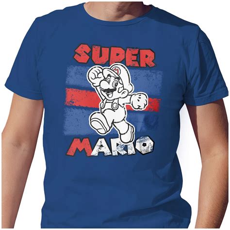 Koszulka z Mario Bros Męska Niska cena na Allegro pl